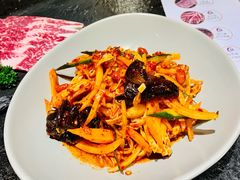 拌花菜-草家酱蟹炭火烤肉店(珲春南路一店)