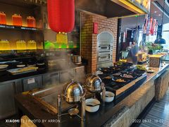 自助取餐区-唐拉雅秀酒店-西锦汇空中BBQ·思创餐厅