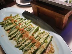 金银蒜蒸秋葵-绿茶餐厅(乐峰广场店)