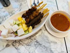 沙爹鸡牛肉拼盘-关夫人餐厅(阳光广场店)