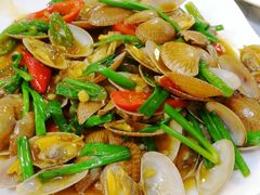姜葱炒花甲-皓景海鲜·地标美食(双月湾店)