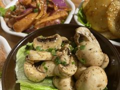 XO酱爆口蘑-胖记烤肉(湖大店)