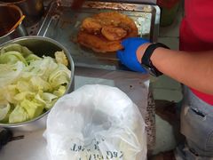 -小红车炸蛋葱油饼