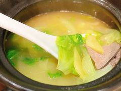 猪肝生菜汤-熠盛粤味·顺德桑拿鸡(永康路店)