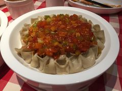 西红柿茄丁浇汁莜面-西贝(无锡万象城店)