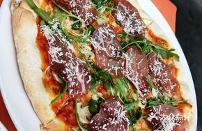 Thin-Crust Margherita Pizza