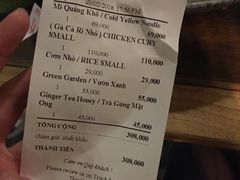 账单-Le Chalet Dalat