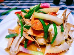 姜葱炒蟹-阿妹小海鲜(下角店)