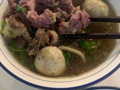 牛肉牛杂腌米粉&nbsp;双丸-辉程汤粉(沿江店)