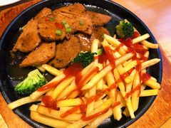 铁板牛排-朵朵开素食餐厅(后宰门街店)