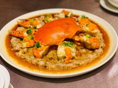 和乐蟹蒸手剁肉饼-广州文华东方酒店·江-由辉师傅主理