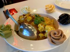 咖喱虾球伴五彩馒头-香乐园·淮扬菜中餐厅·Shang Garden(福田香格里拉店)