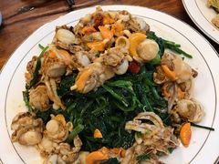 菠菜拌扇贝-私房小厨(康城路店)