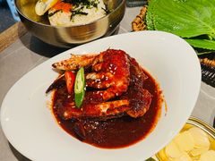 -草家酱蟹炭火烤肉店(珲春南路一店)