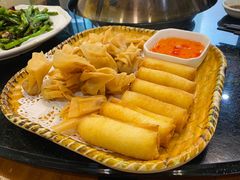 炸牛奶拼炸云吞-阿多私房菜(顺德店)