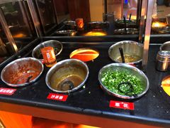 自助调料区-潮汕美牛肉丸火锅店(天宁寺店)
