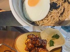 太阳蛋葱油拌面-面上有光