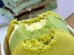 抹茶冰淇淋马卡龙-芳博滋法式甜品(时代店)