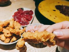 黄金蒜香酥肉-肥龙火锅(南坪店)