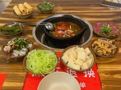 特色凉拌米皮-笔记安顺夺夺粉火锅(龙湾万达店)