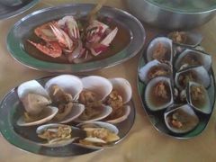 牡丹蟹&nbsp;象拔蚌&nbsp;血蛤&nbsp;芒果螺-板桥海鲜广场(文明东店)