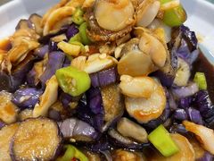 紫山茄拌扇贝-味莊·青岛菜(石老人店)