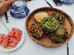 烧椒豇豆-友记功夫香·人民大排档(红牌楼店)