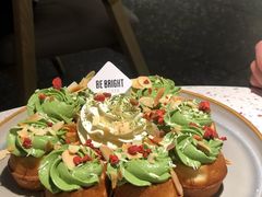 岩竹抹茶奶油酱华夫饼-BE BRIGHT KITCHEN(正佳广场店)