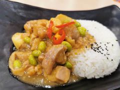 茭白毛豆烧鸡饭-四海游龙(大华店)