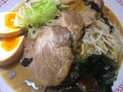 黑麻油豚骨拉面-老龙亭拉面店