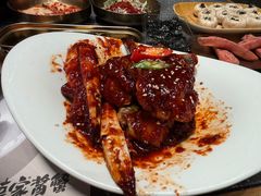-草家酱蟹炭火烤肉店(珲春南路一店)