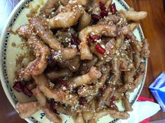 炸鱿鱼条-天伦海鲜·老味道·青岛菜(栈桥天主教堂店)