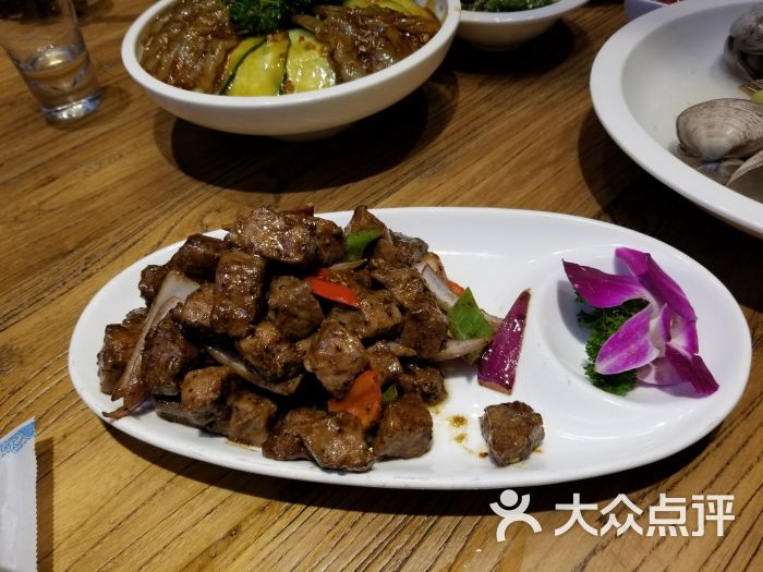 小平岛海鲜酒店(园林店)黑椒牛肉粒图片 - 第9张