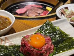 紫苏叶生拌牛肉-炼火烤肉店