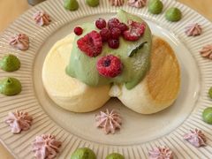 抹茶树莓奶油舒芙蕾-oh! by FINE cafe&canteen