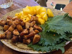 烤猪颈肉佐菠萝紫苏叶-Blac+Blac(中海环宇荟店)