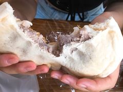 日式和风芋泥麻薯包-啊噗吐呦现场烘焙(麦凯乐店)