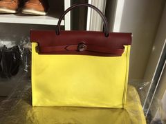 Hermes Herbag磨损加搭色 处理 -A&G奢侈品护理(万科旗舰店)