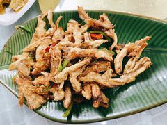椒盐蘑菇-天天向上素食餐厅(五台山店)