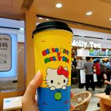 Hello Kitty联名纸杯+奶香瓜茶！