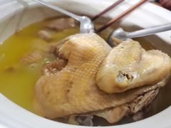 白果炖鸡汤-刘土鸡家常菜