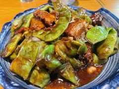 排骨焖油豆角-金勺缘东北菜馆(牡丹园店)