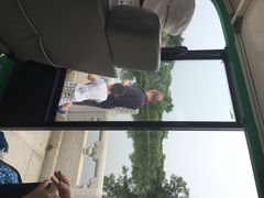 观光车上-承德避暑山庄景区