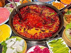 -洪焱重庆老火锅(万福花园店)