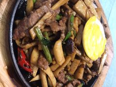 野菌炒牛肉-大师傅金奖啤酒鱼(西街口总店)