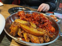 双拼炸鸡-MI WU FACTORY米屋美食工厂餐厅(绿地店)