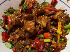 爆炒雪花吊龙牛肉-荆九爷爆炒桥头三嫩(浙大店)