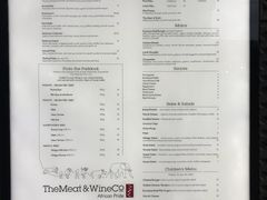 菜单-The Meat & Wine Co Southbank(南岸店)