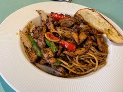 黑胡椒意面-sugarman espresso素饮糖人高新咖啡工厂