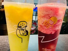 多肉青提冻-喜茶(上海北外滩来福士店)
